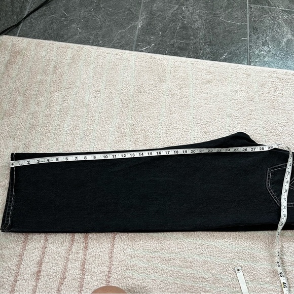 Levis Ribcage Ankle Straight Faded Black Jeans Contrast Stitch Size W26/L27 - Picture 11 of 11